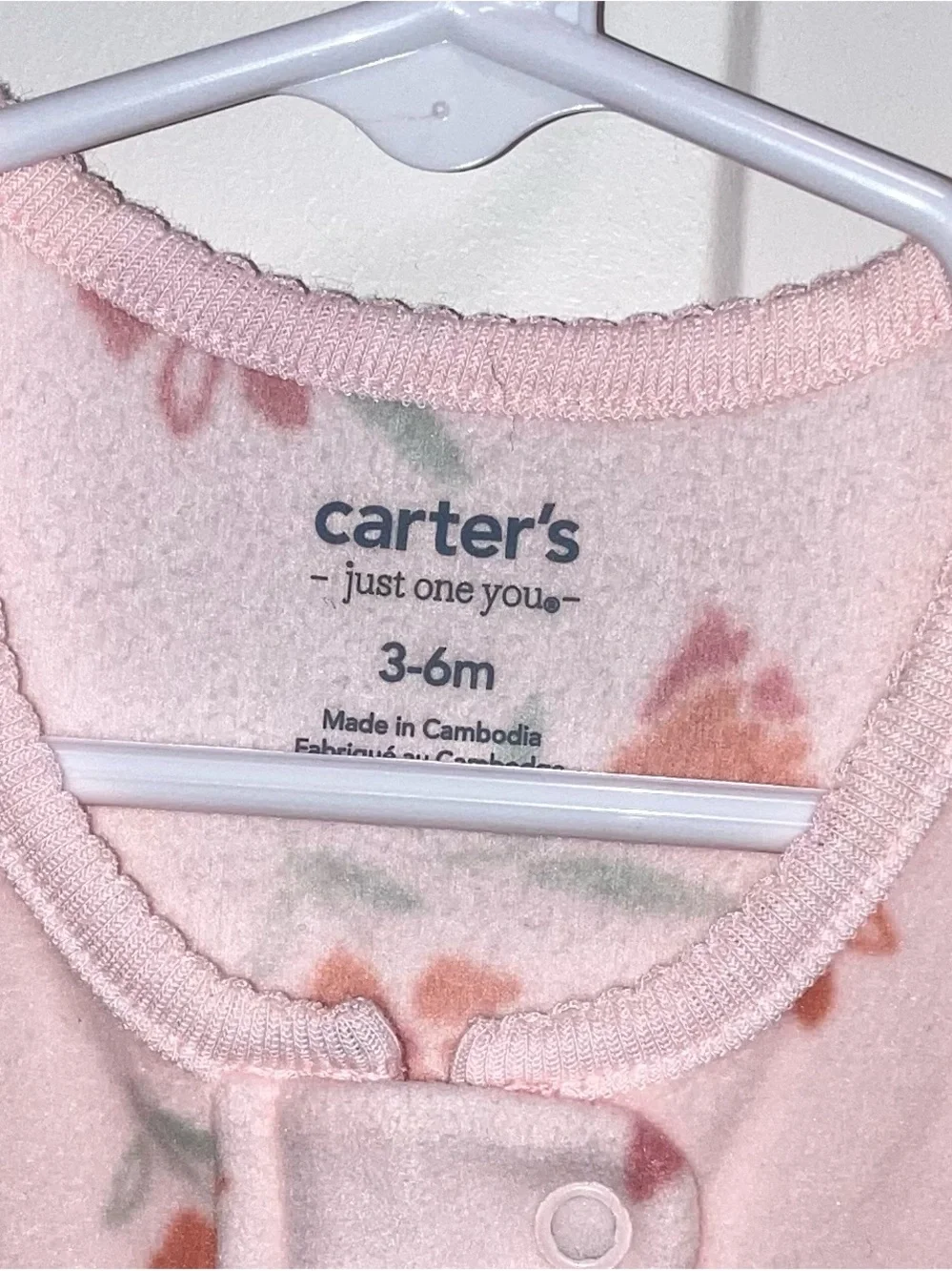 Carter's Just One You® Baby Girls' Floral Sleepbag - Pink 3-6M new